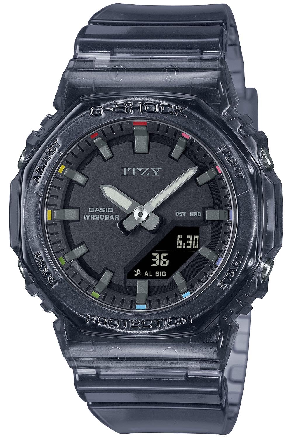 ジーショック [カシオ] 腕時計 【国内正規品】ITZYコラボレーションモデル GMA-P2100ZY-1AJR レディース スケルトンブラック - BanzaiHobby