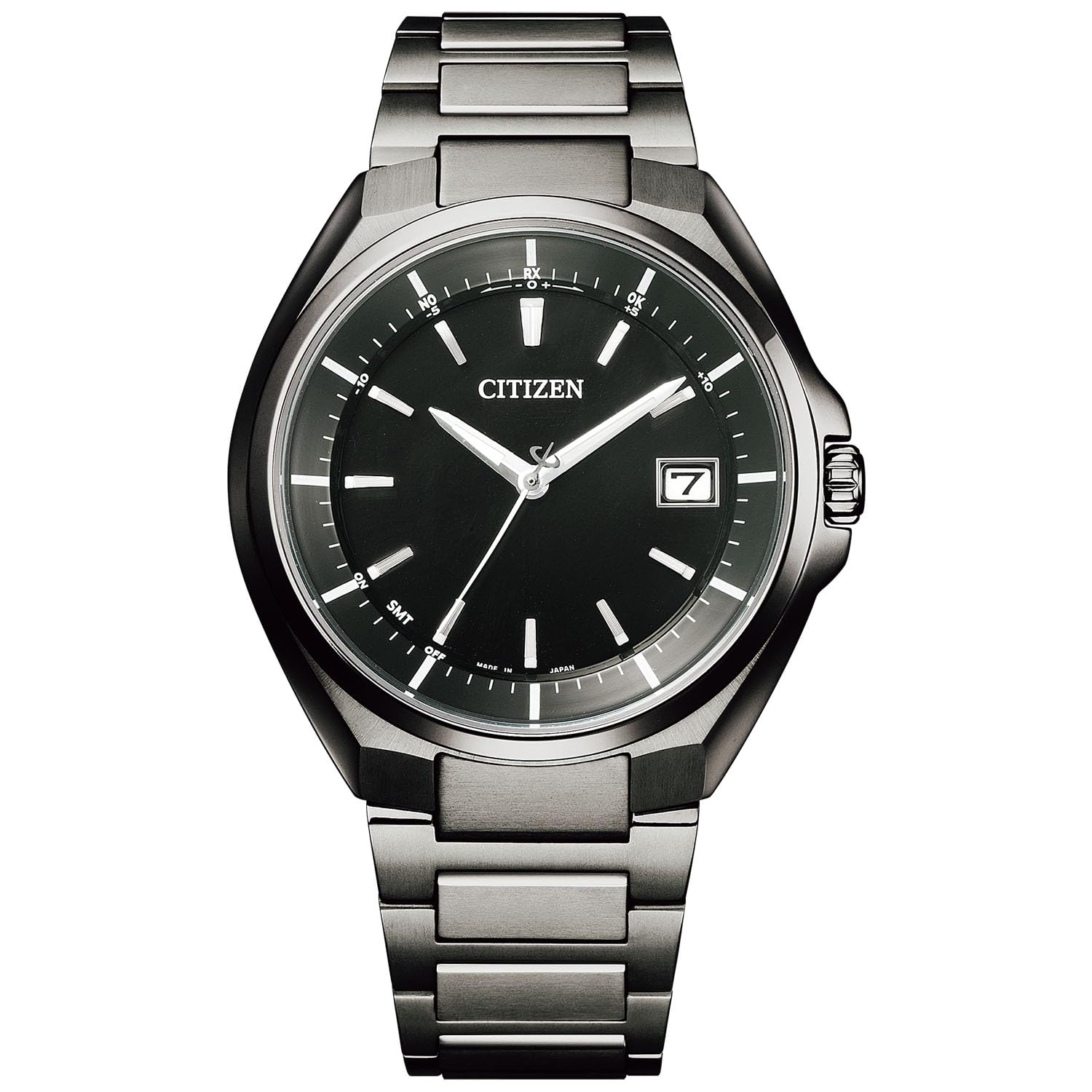 Reloj radiocontrolado CITIZEN ATTESA Eco-Drive con vuelo directo y visualización de manecillas, CB3015-53E, para hombre - BanzaiHobby