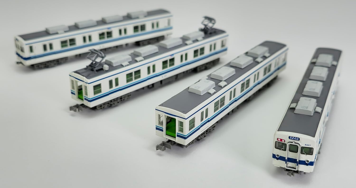 TOMYTEC The Railway Collection Tobu Railway 8000 Series Early Repair Car 8127 Formation 4 Car Set