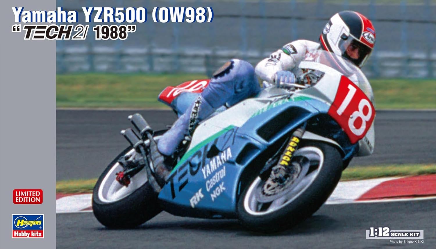 Hasegawa 21762 1/12 Yamaha YZR500 (0W98) TECH21 1988