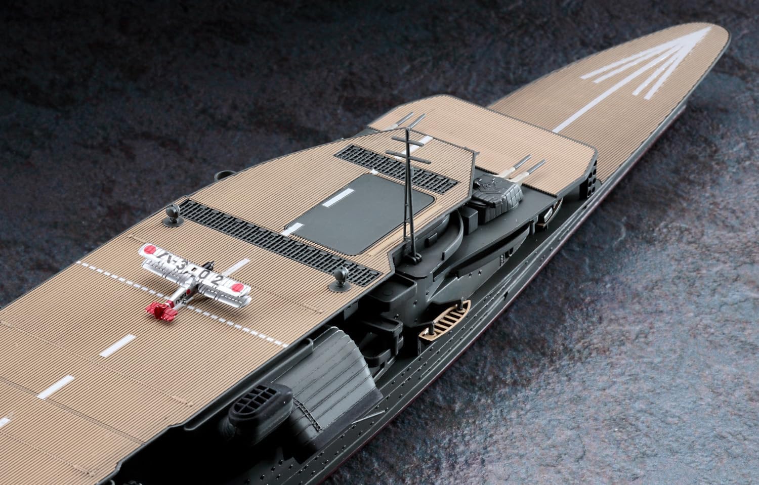 Hasegawa 30072 1/700 Japanese Navy Aircraft Carrier Akagi Three Flight Deck w/ Carrier Based Aircraft Set (Biplane)