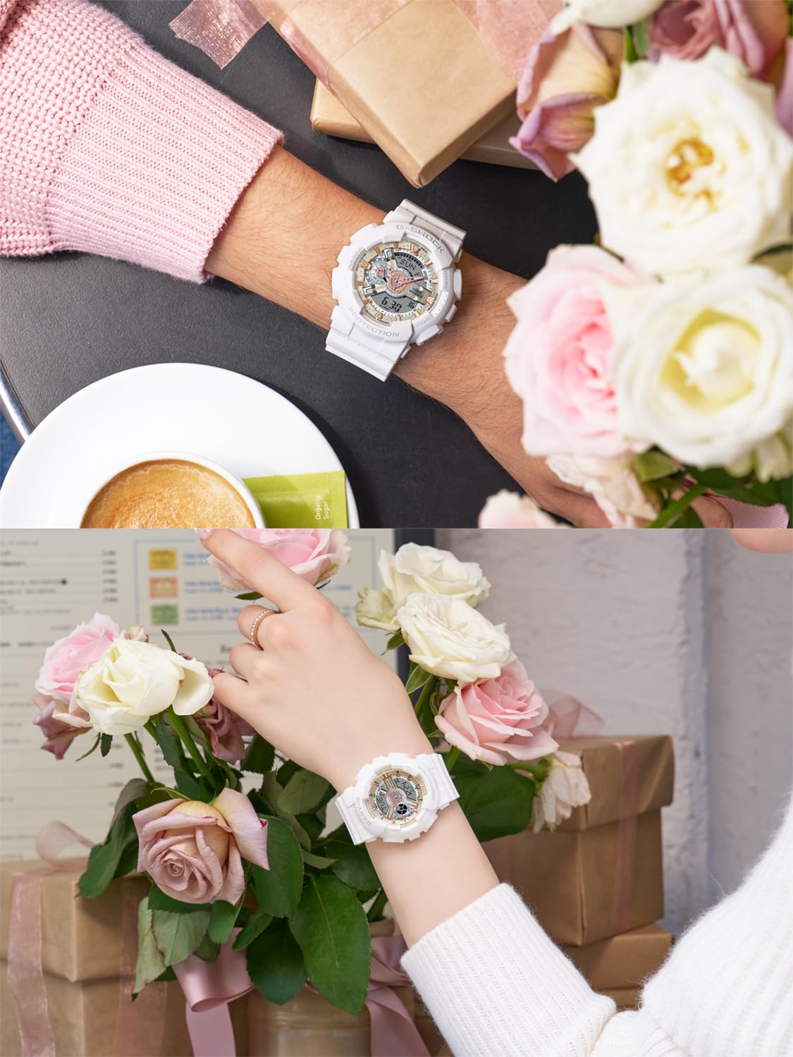 [カシオ] 腕時計 ジーショック 【国内正規品】G PRESENTS LOVER'S COLLECTION 2024 G-SHOCK × BABY-G ペアウォッチ LOV-24A-7AJR ホワイト