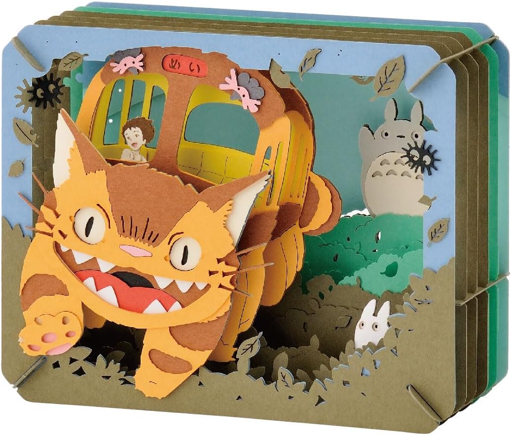 Ensky PT-101X Picking up Mei from My Neighbor Totoro - Paper Theater