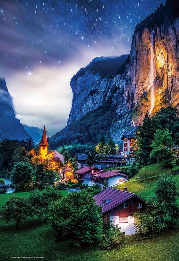 Beverly Ｍ８１－６４６Starry Lauterbrunnen Puzzle