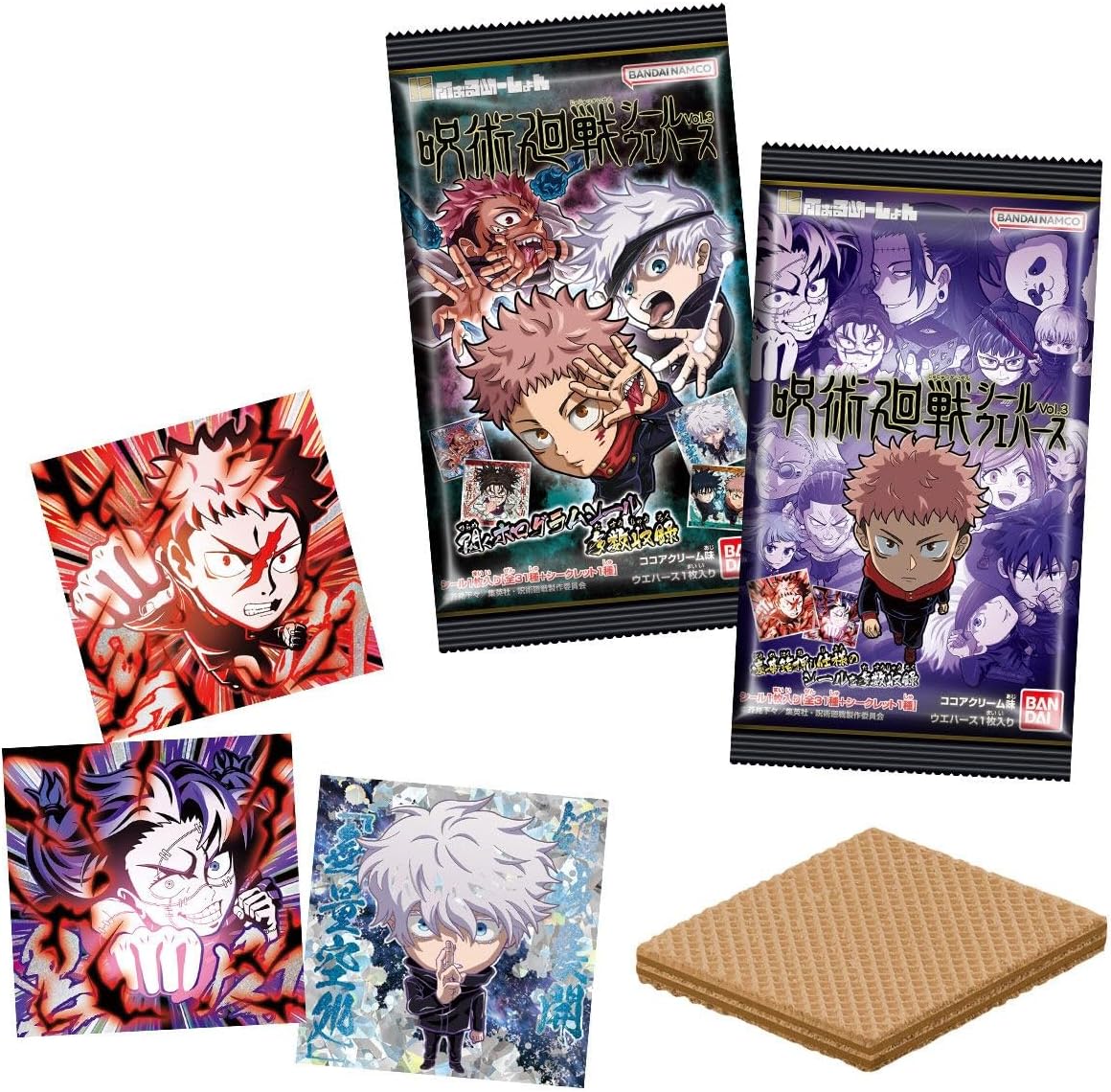 Bandai Niformation Jujutsu Kaisen Seal Wafer vol.3 (1Box 20pcs) - BanzaiHobby
