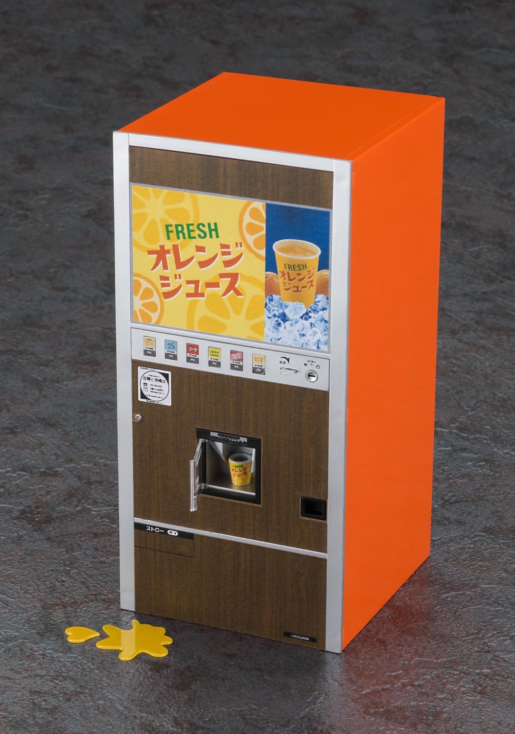 Hasegawa 62206 1/12 Figure Accessory Series Retro Vending Machine (Cup Juice) - BanzaiHobby
