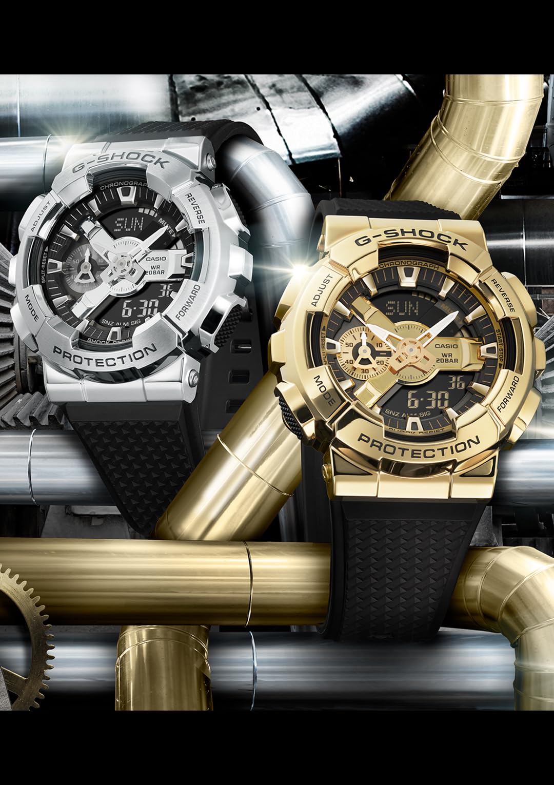 [G-SHOCK] [カシオ] 腕時計 【国内正規品】 メタルカバード GM-110BB-1AJF メンズ ブラック - BanzaiHobby