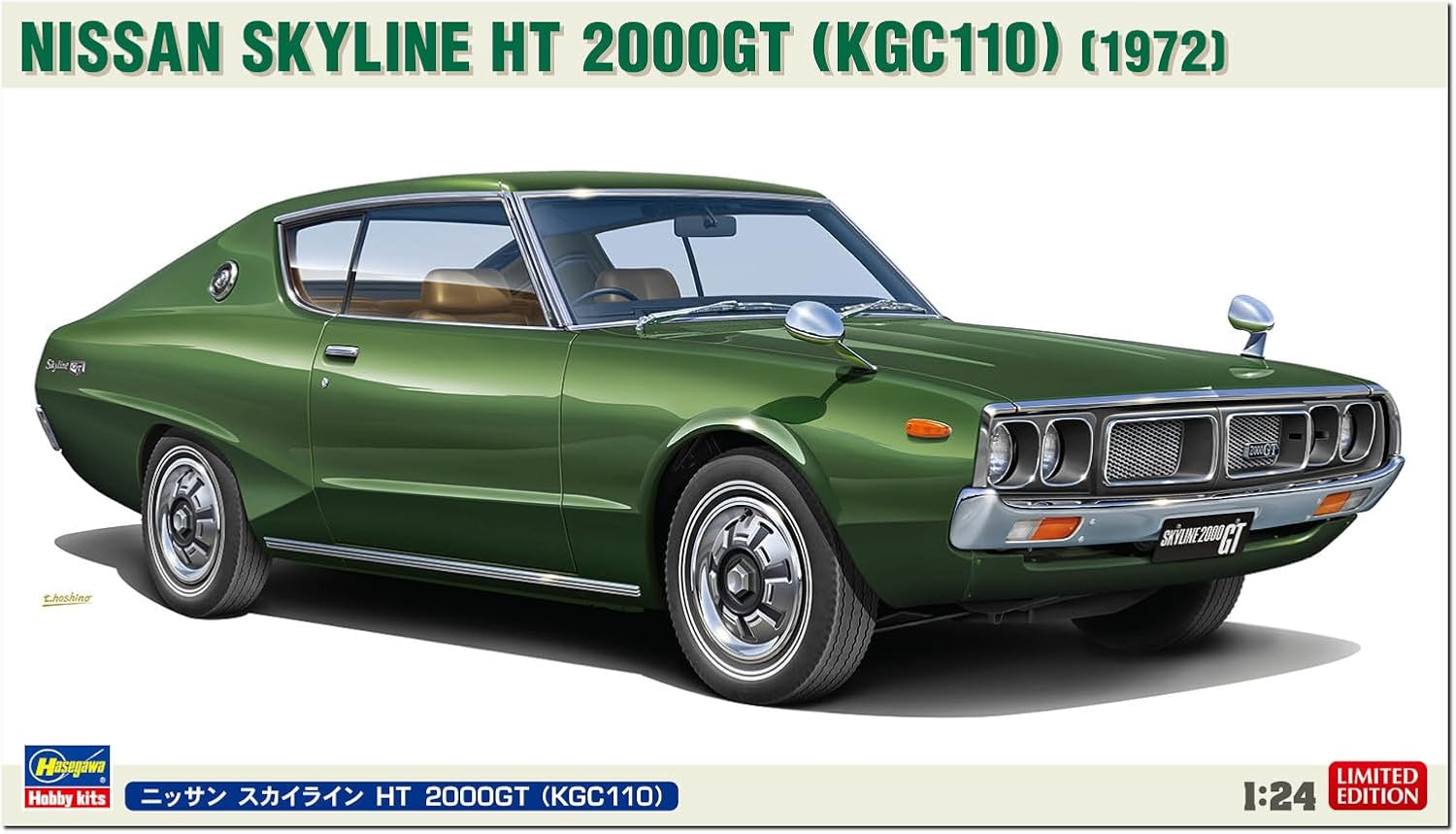 Hasegawa 20743 1/24 Nissan Skyline HT 2000GT (KGC110) - BanzaiHobby