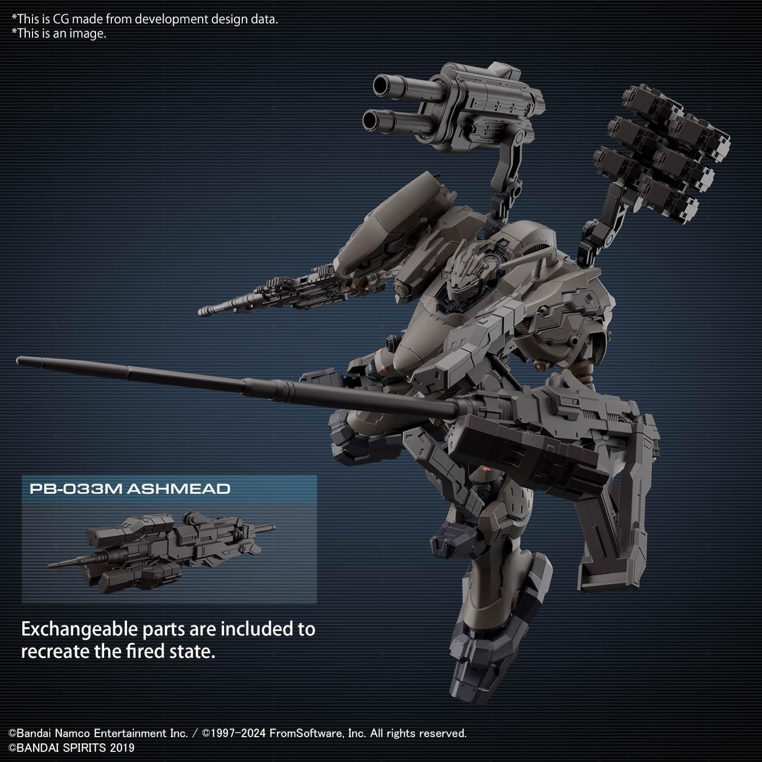 Bandai 30MM ARMORED CORE VI Fires of Rubicon RaD CC-2000 ORBITER Nightfall