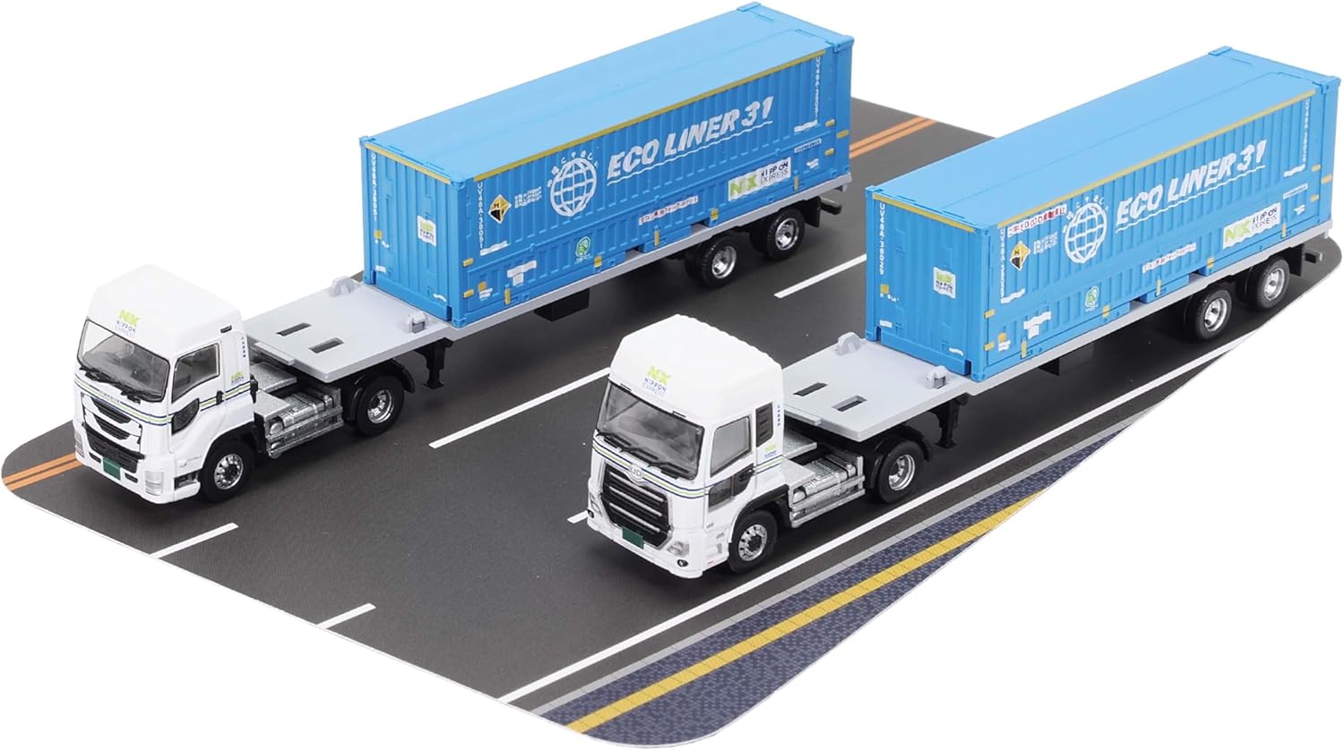 TOMYTEC The Trailer Collection NX Nippon Express 31ft Container Trailer 2 Cars Set A