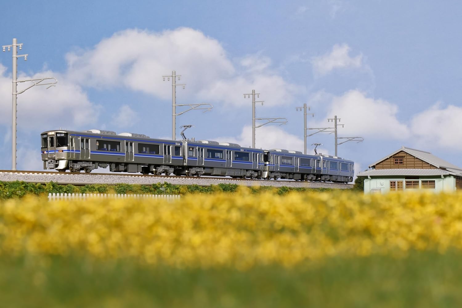 KATO 10-2154 N-Gauge Aichi Loop Railway 2000 Series Blue Stripe 2 Cars Set - BanzaiHobby