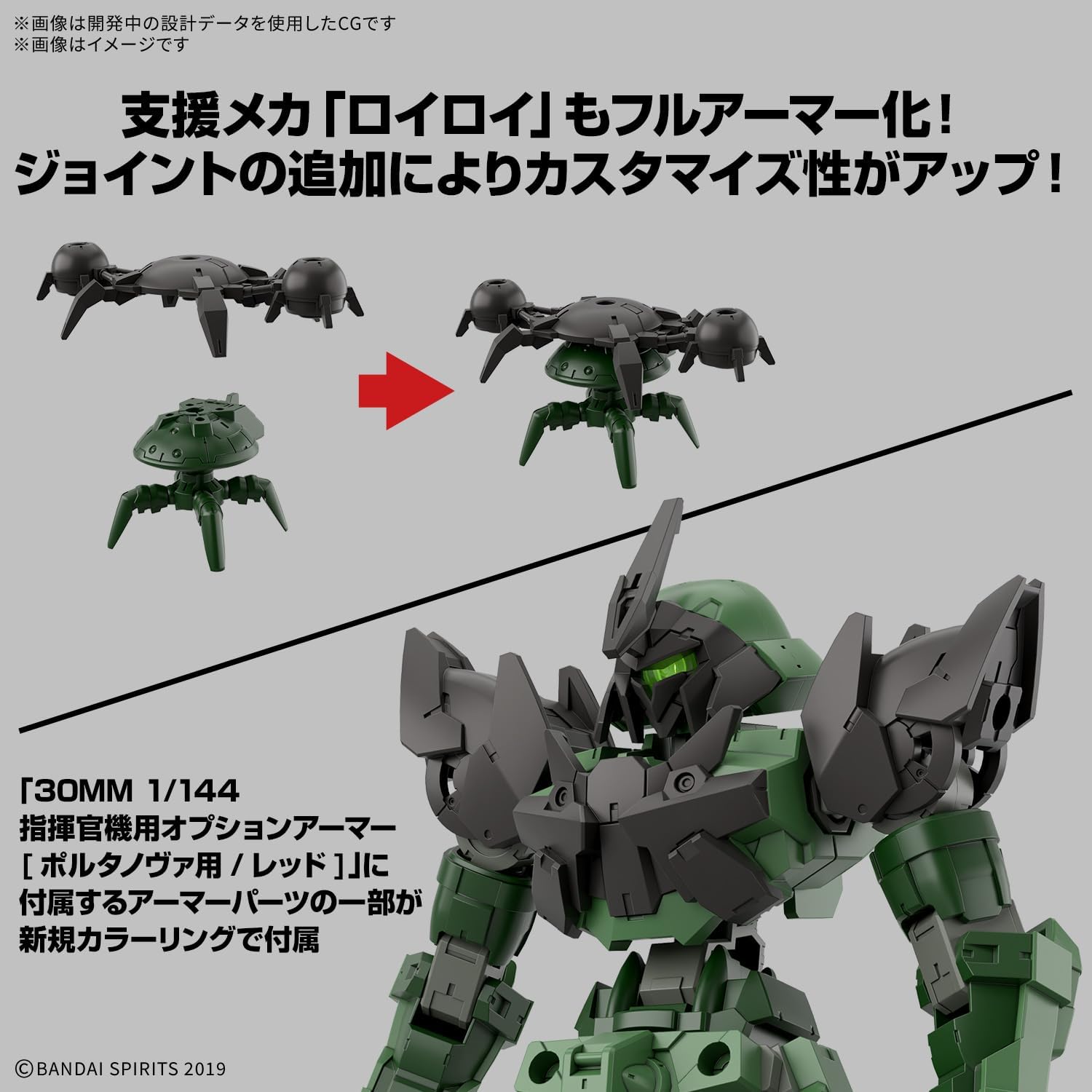 Bandai 1/144 30MM bEXM-15FA Full Armor Portanova - BanzaiHobby
