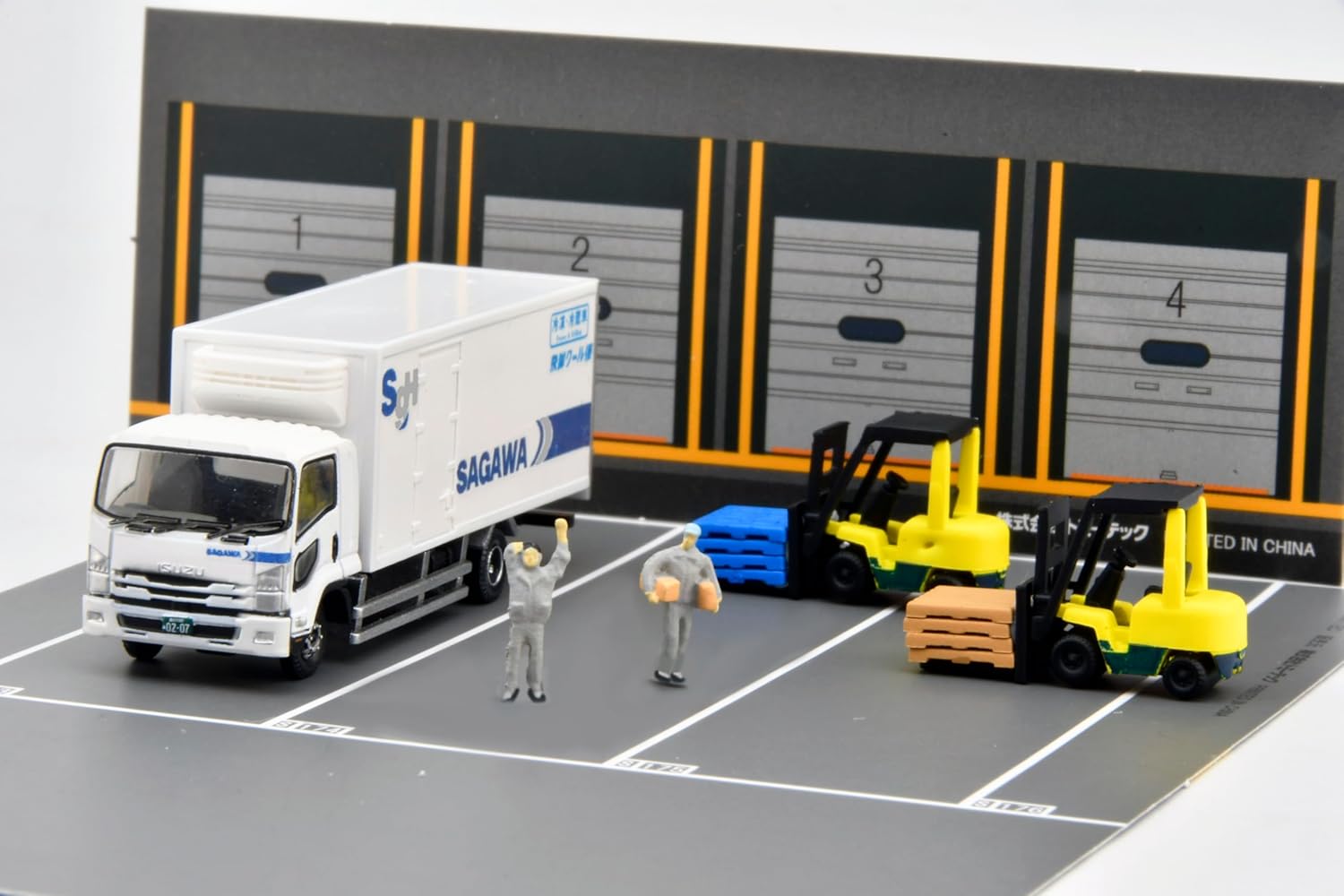 TOMYTEC Truck Collection Logistics Site Truck Set E Sagawa Express