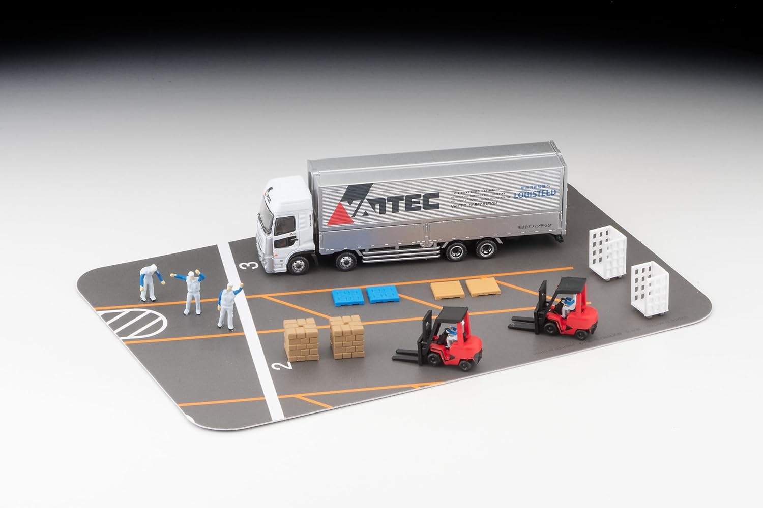 TOMYTEC Truck Collection Logistics Site Wing Van Set G Vantech