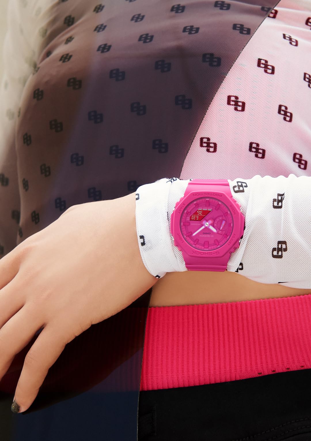[カシオ] 腕時計 ジーショック 【国内正規品】 ミッドサイズモデル GMA-S2100P-4AJR レディース ピンク - BanzaiHobby