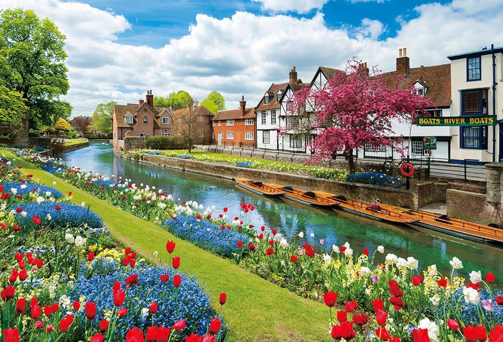 Beverly １０００－０５３Canterbury Flowering Path Landscape Overseas Puzzle