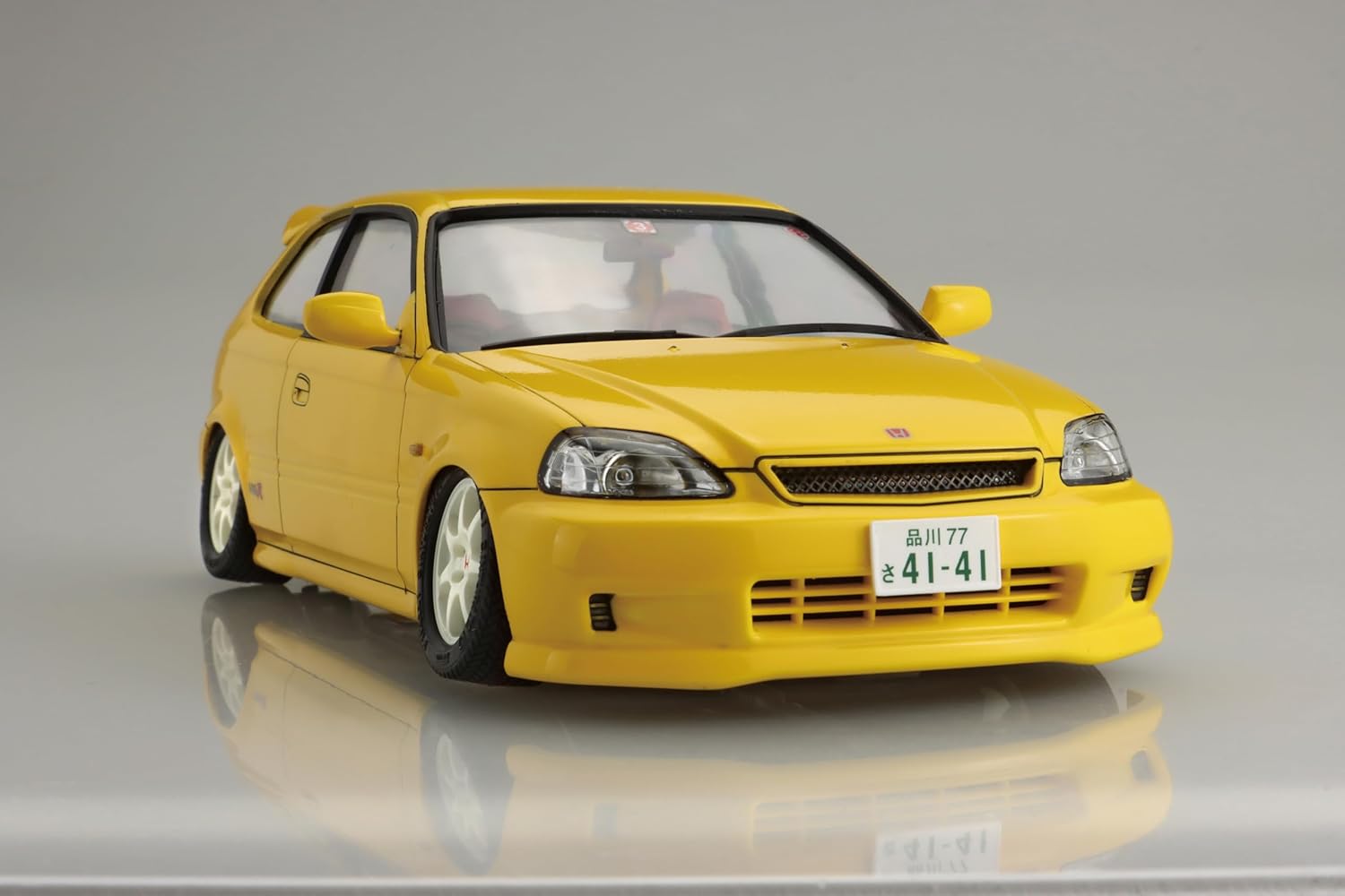 フジミ 1/24 HONDA CIVIC EK9 完成品 Fujimi 1/24 Touge Series No. 11 Honda Civic (EK9) Type R Late