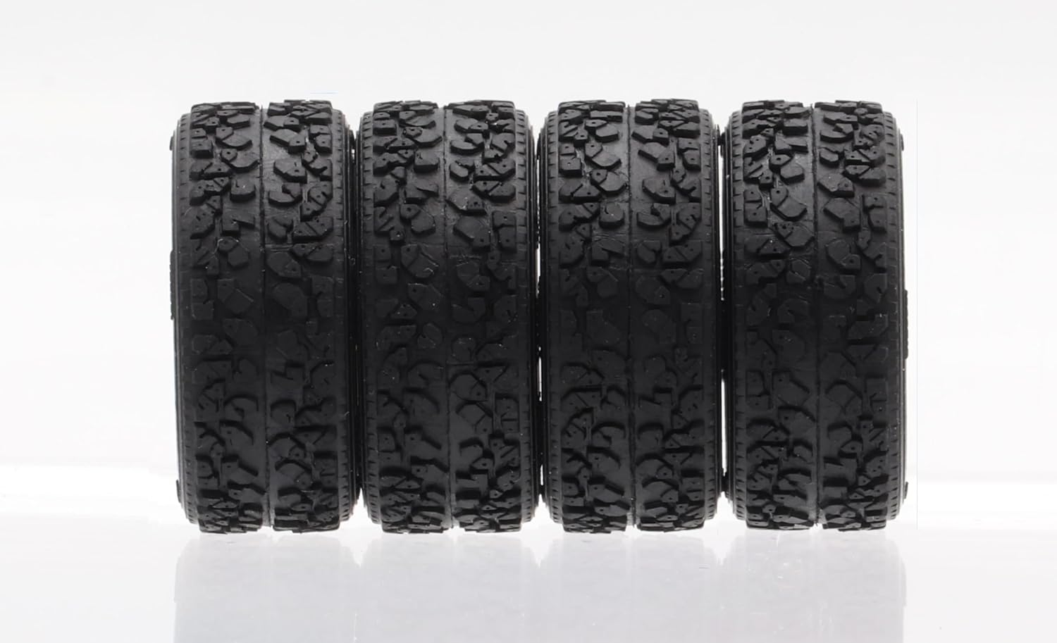Fujimi RTC-2 1/24 Real Tire Collection Series No.2 Rally Block Tires 15-Inch 185/60 - BanzaiHobby