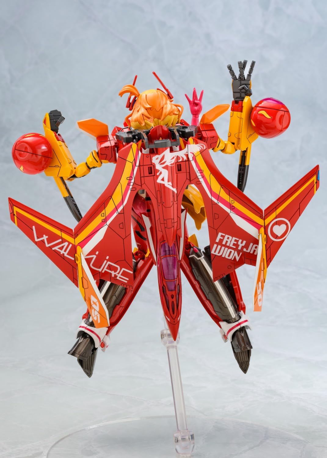 Aoshima ACKS MC-14 Bunka Kyozai VFG Macross Delta VF-31J Siegfried Freya Vion Total Height Approx. 5.6 inches (143 mm), Color Coded - BanzaiHobby