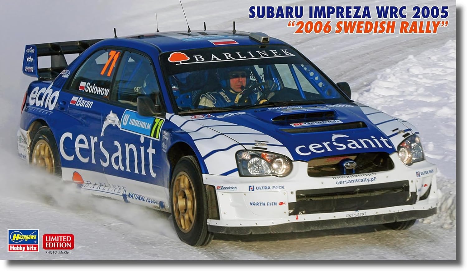 Hasegawa 20707 1/24 Subaru Impreza WRC 2005 "2006 Swedish Rally" - BanzaiHobby