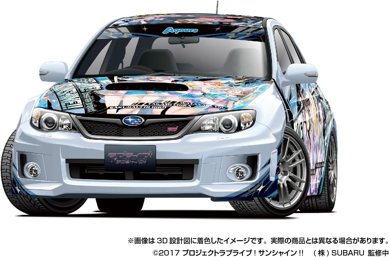 Aoshima 1/24 Itasha Series No.2 Love Live Sunshine!! GRB Impreza WRX STI '10 (Subaru)