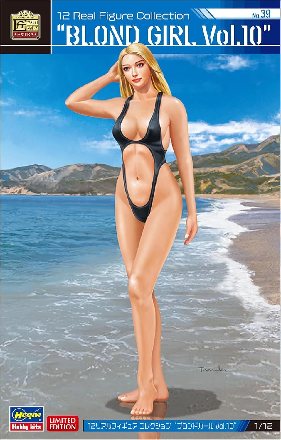 Hasegawa SP595 1/12 Real Figure Collection No.39 Blonde Girl Vol. 10 - BanzaiHobby