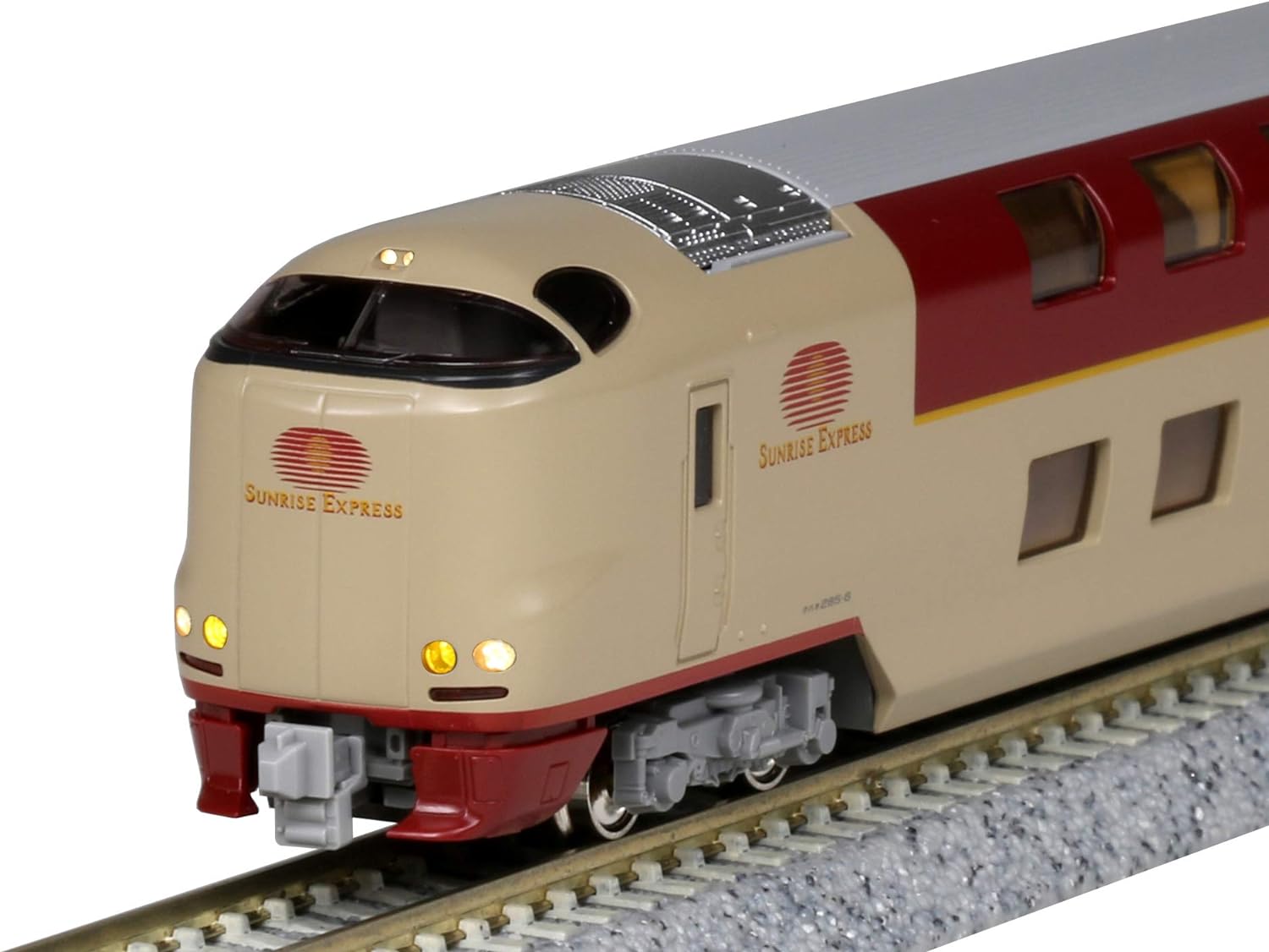 KATO 10-1564 N Gauge 285 Series 0 Series Sunrise Express Pantograph Expansion 7 Car Set Train