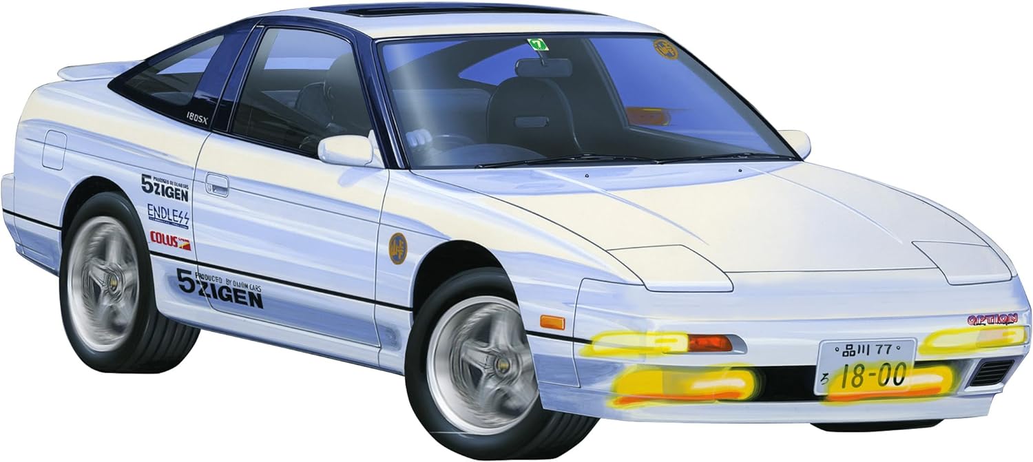 Fujimi 1/24 Touge Series No. 24 Nissan 180SX (RPS13 Mid-term) Plastic Model - BanzaiHobby