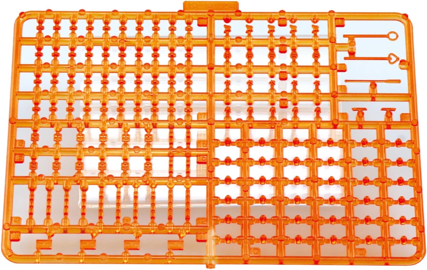 Aoshima 1/32 Decoration Truck Parts No.11-OR Marker Lamp 4 Pieces Set (Clear Orange) - BanzaiHobby