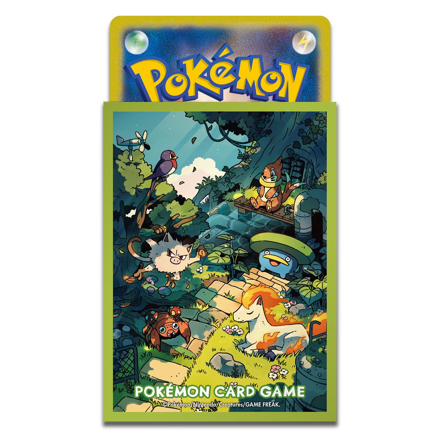 ポケモンセンターオリジナル ポケモンカードゲーム デッキシールド つながるせかい -ひみつのかいだん-