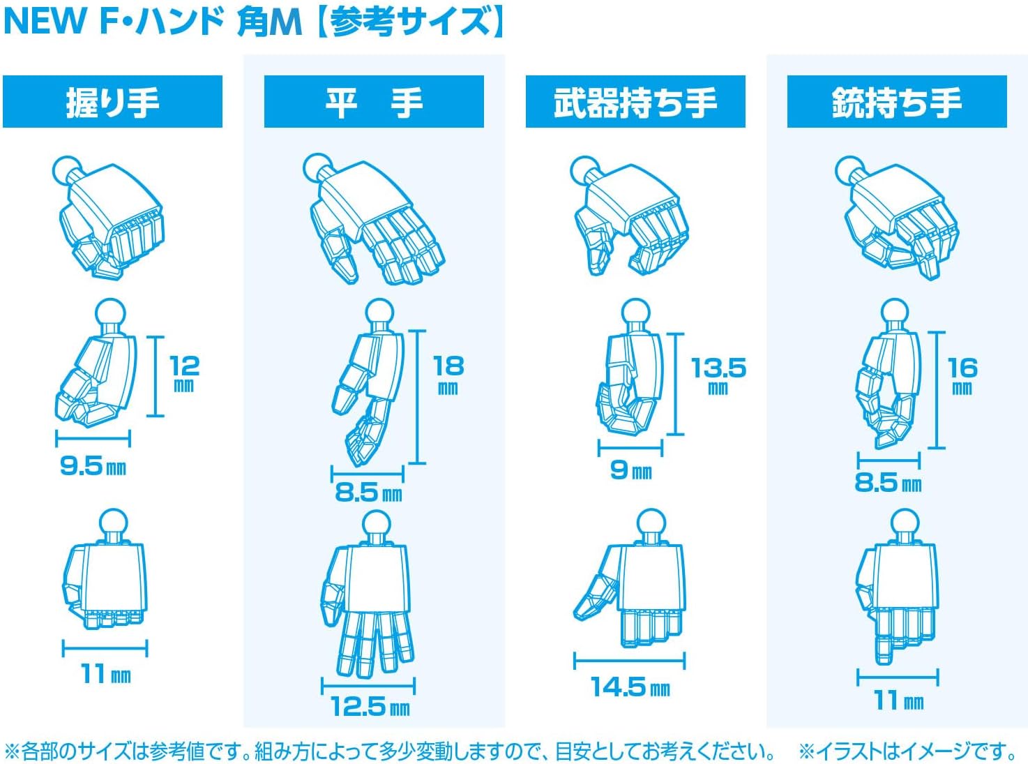 Wave OP771 NEW F-Hand Square M Gray - BanzaiHobby