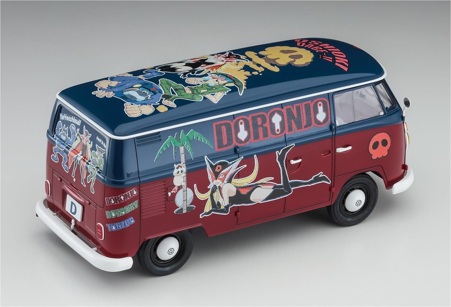 Hasegawa SP597 1/24 Time Bokan Series Yatterman Volkswagen Type 2 Delivery Van Drombo Pirates - BanzaiHobby