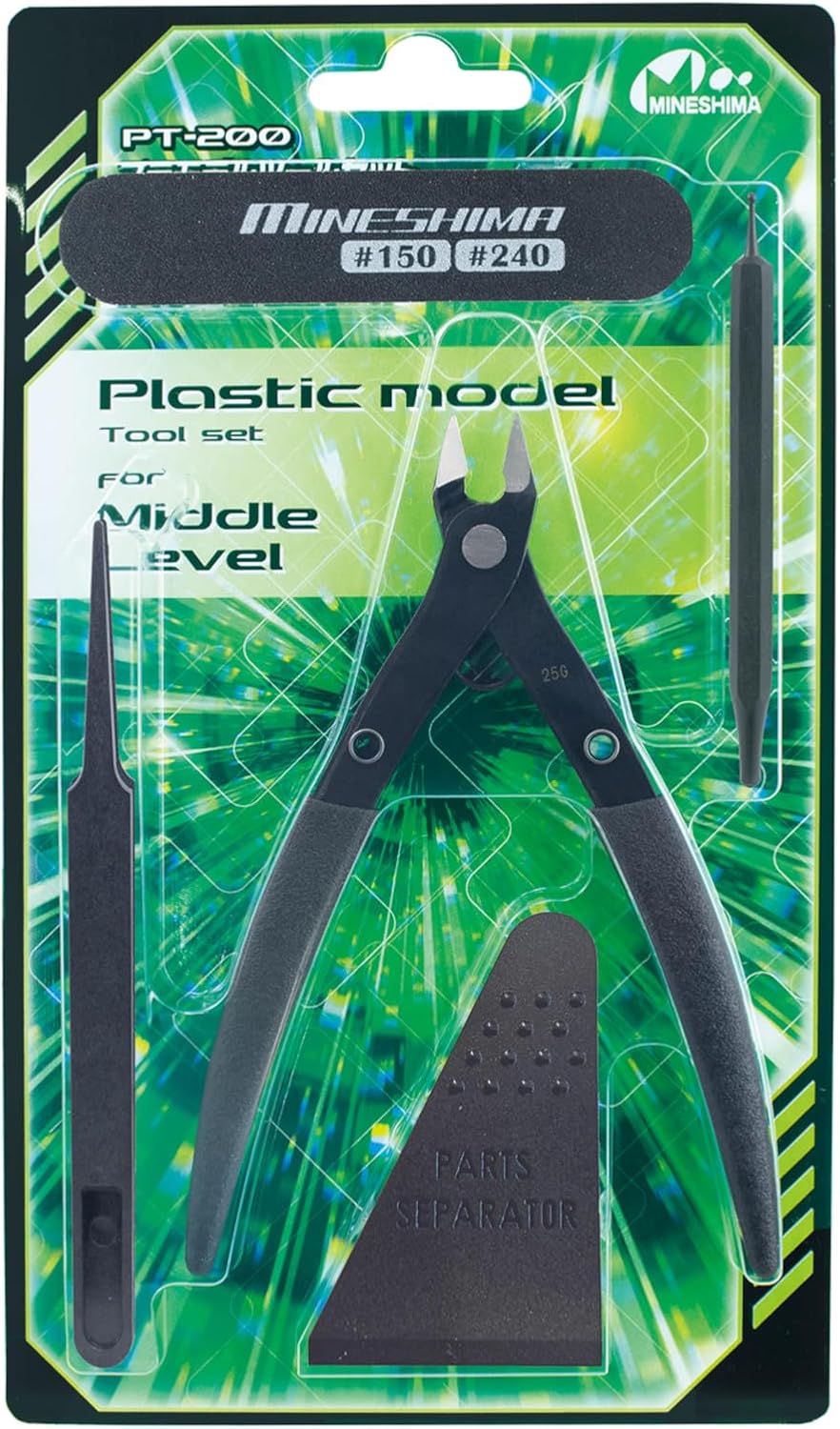 Mineshima PT-200 Plastic Model Tool Set for Middle Level