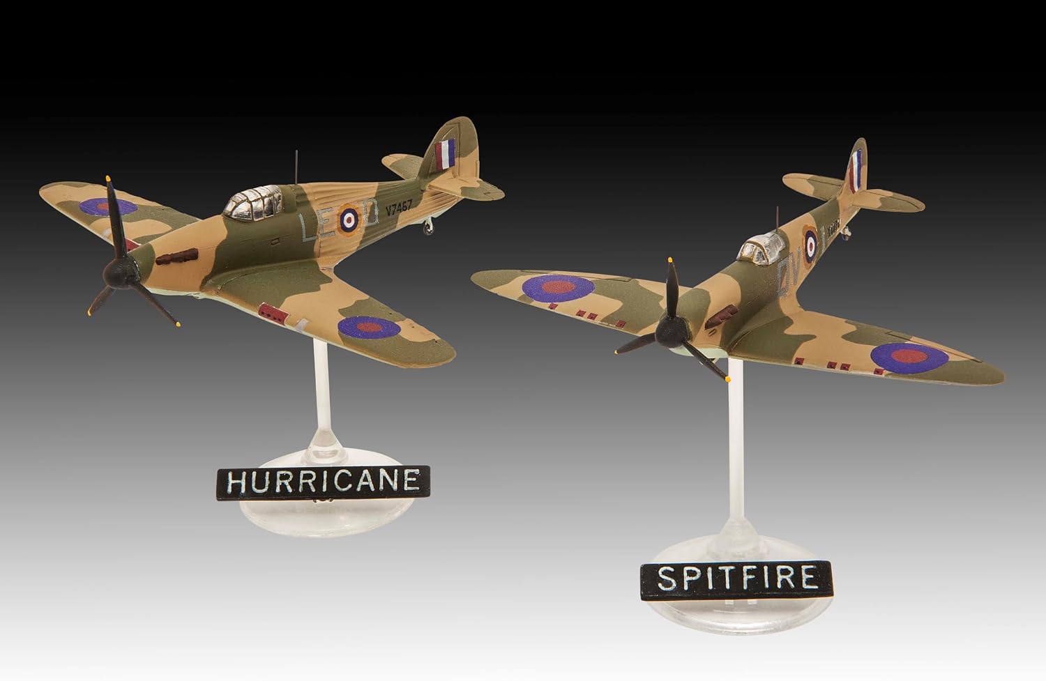 Hasegawa 03771 1/144 Supermarine Spitfire Mk.Ia & Hurricane Mk.I - Hasegawa Banzai Hobby