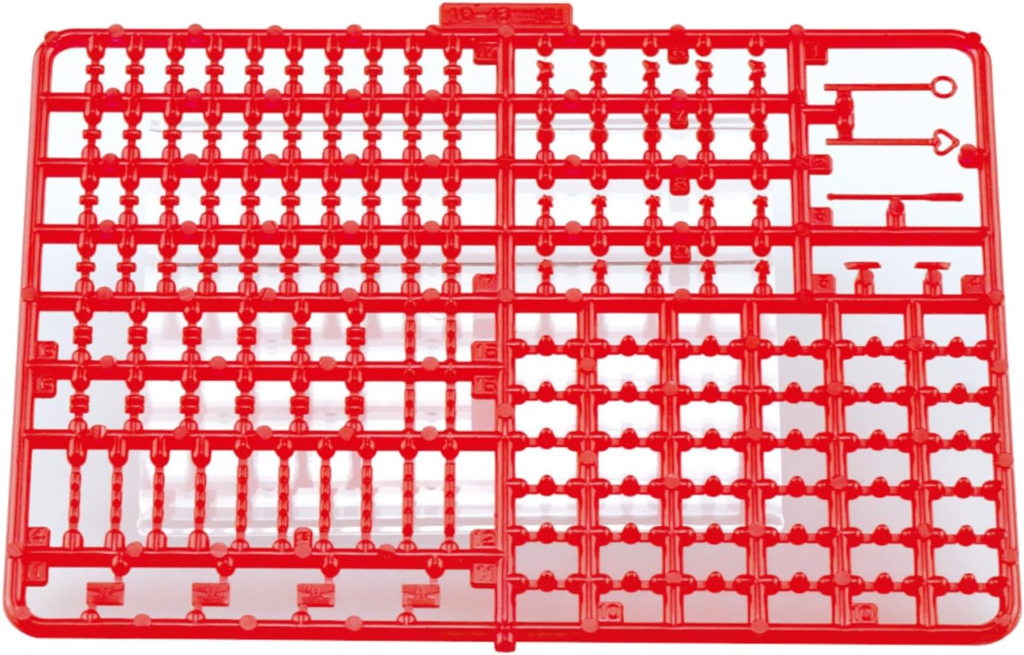 Aoshima 1/32 Decoration Truck Parts No.11-RE Marker Lamp 4 Pieces Set (Clear Red) - BanzaiHobby