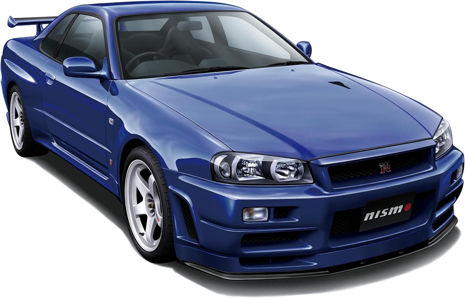 Fujimi ID1003 1/24 Skyline GT-R (BNR34 Type) with Nismo Parts And Nismo 40th Anniversary Assembly Case - BanzaiHobby