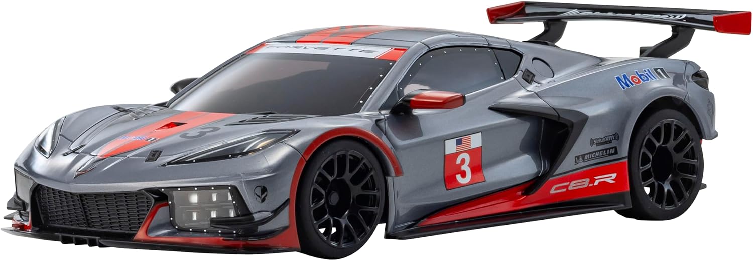 Kyosho MZP244GMR ASC MR04W-MM Chevrolet Corvette C8.R Gunmetal Red