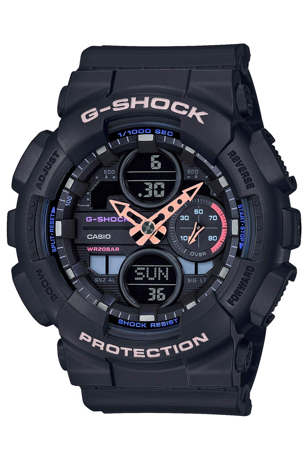 Casio G-Shock Uhr [Offizielles japanisches Produkt] Mittelgroßes Modell GMA-S140-1AJR Damen Schwarz - BanzaiHobby