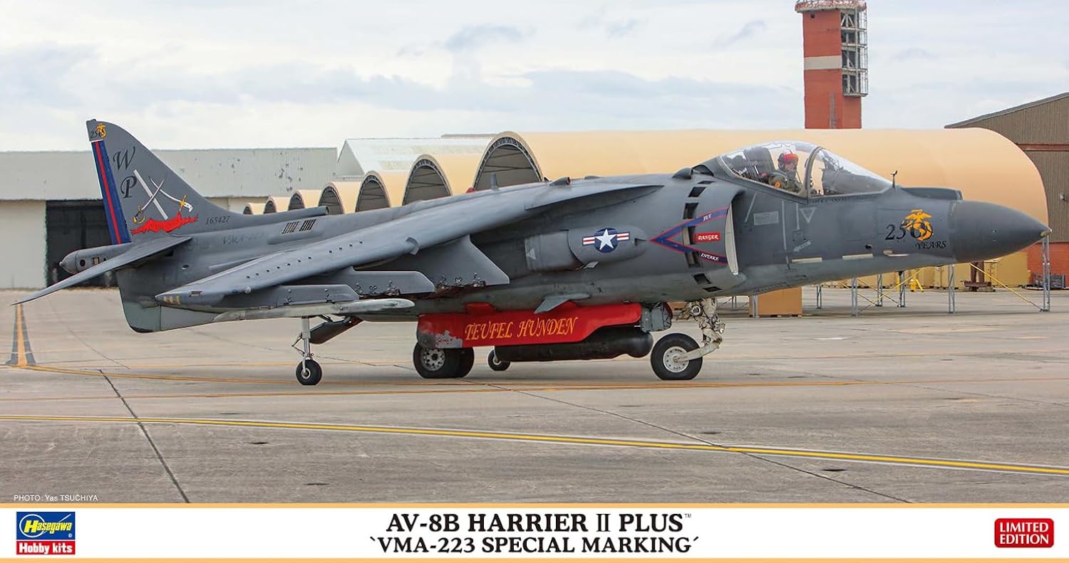 Hasegawa 07570 1/48 AV-8B Harrier II Plus VMA-223 Special Marking