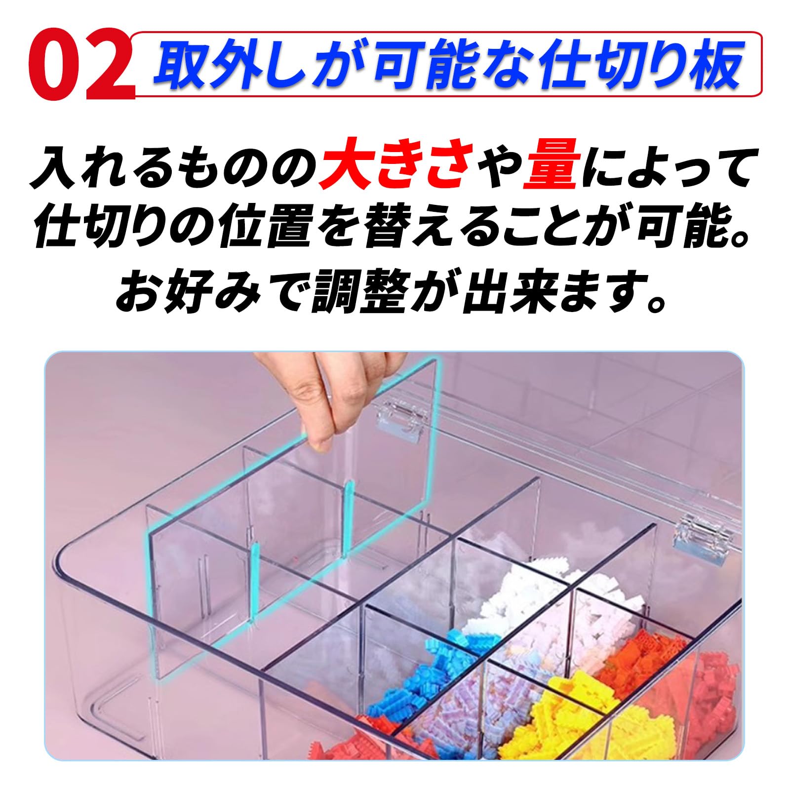 トレカケース カードケース 大容量 トレカ 収納 ハード 透明 ストレージボックス ホルダー ポケモンカード 収納ケース 横入れ 縦入れ (1個（ケース12分割）) - BanzaiHobby