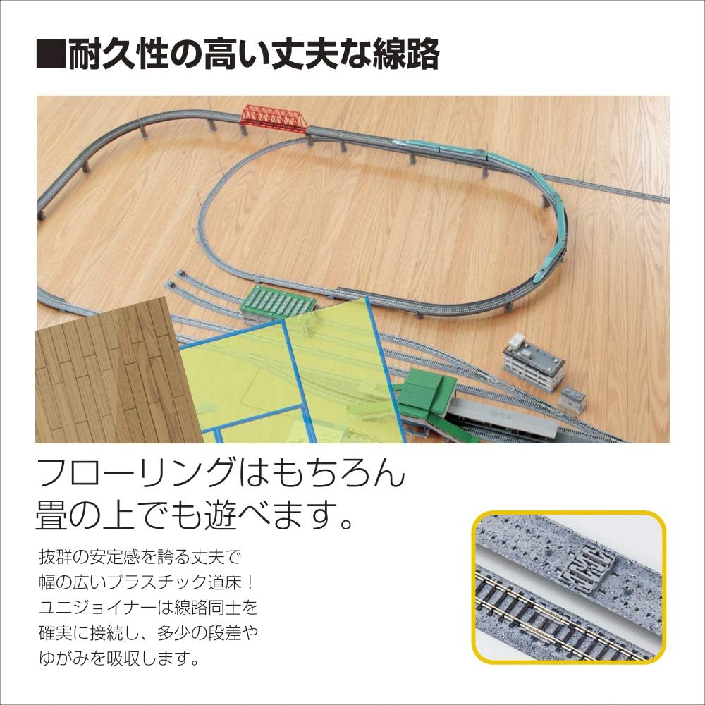 KATO 20-860 N Scale Island Platform Bypass Electric Turnout Set V1