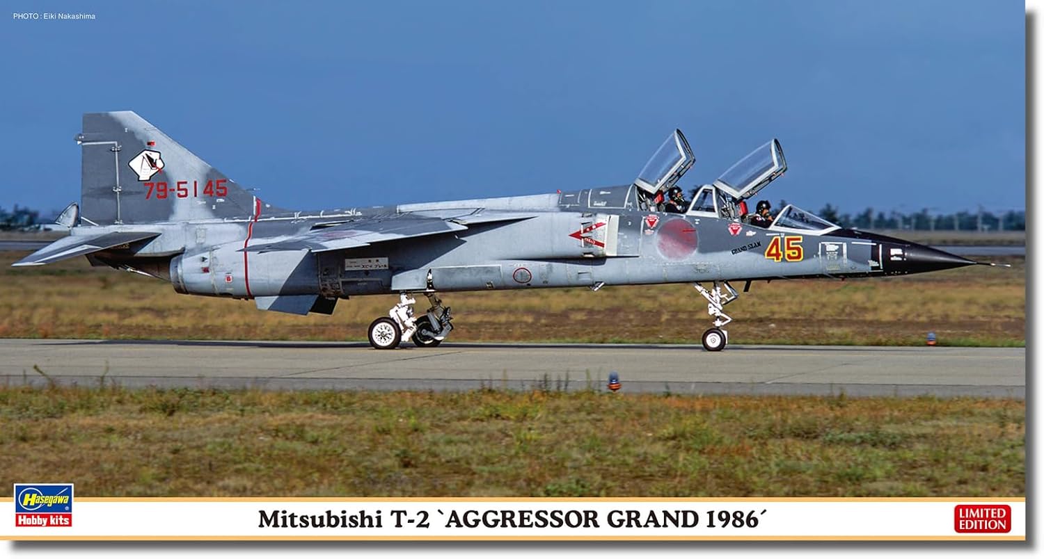 Hasegawa 07543 1/48 Air Self-Defense Force Mitsubishi T-2 Aggressor GRAND 1986