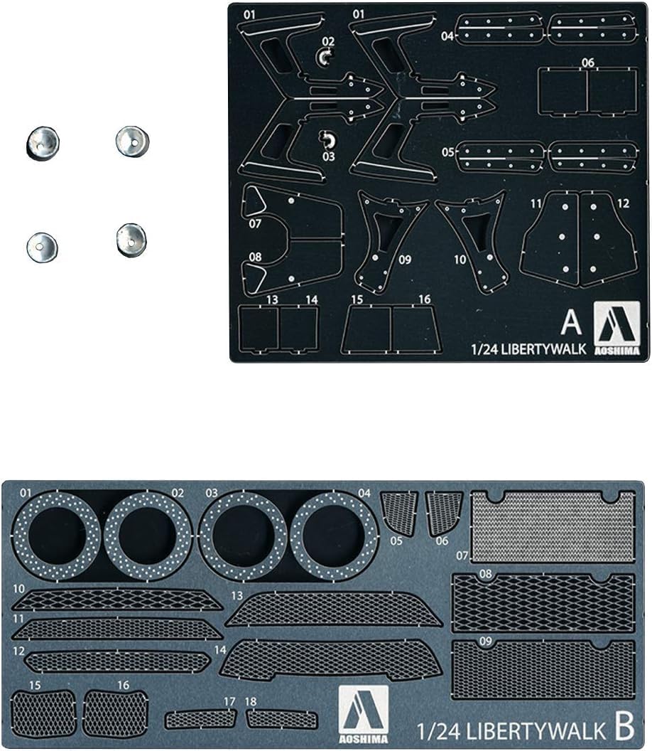 Aoshima 1/24 LB Works R35 GT-R Common Detail-up Parts - BanzaiHobby