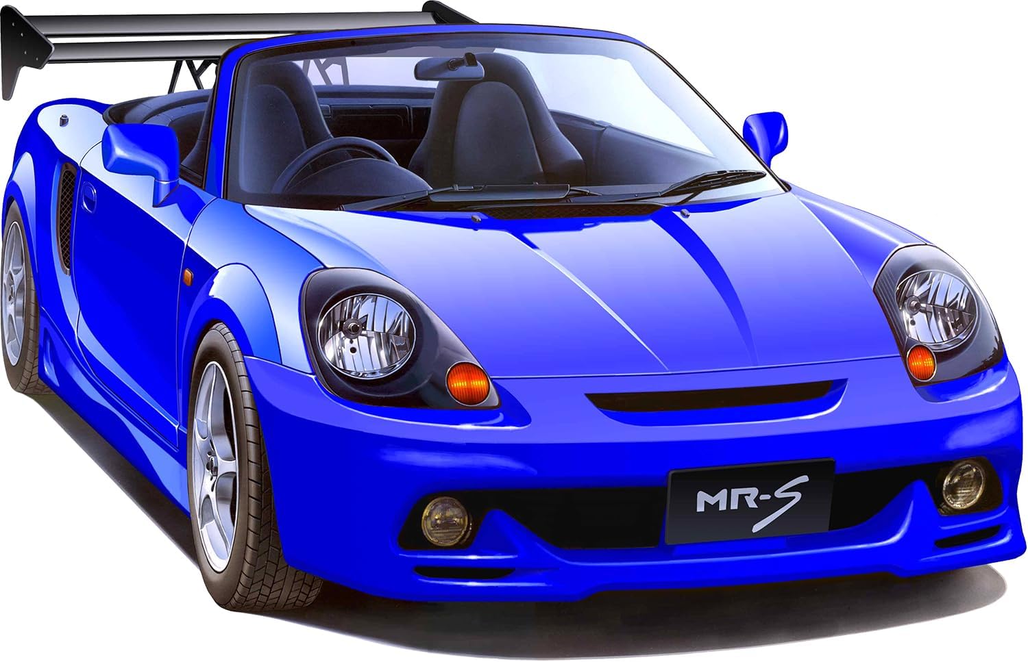 Fujimi ID-334 1/24 Inch Up Series No.334 Toyota MR-S (with GT and W Wing)