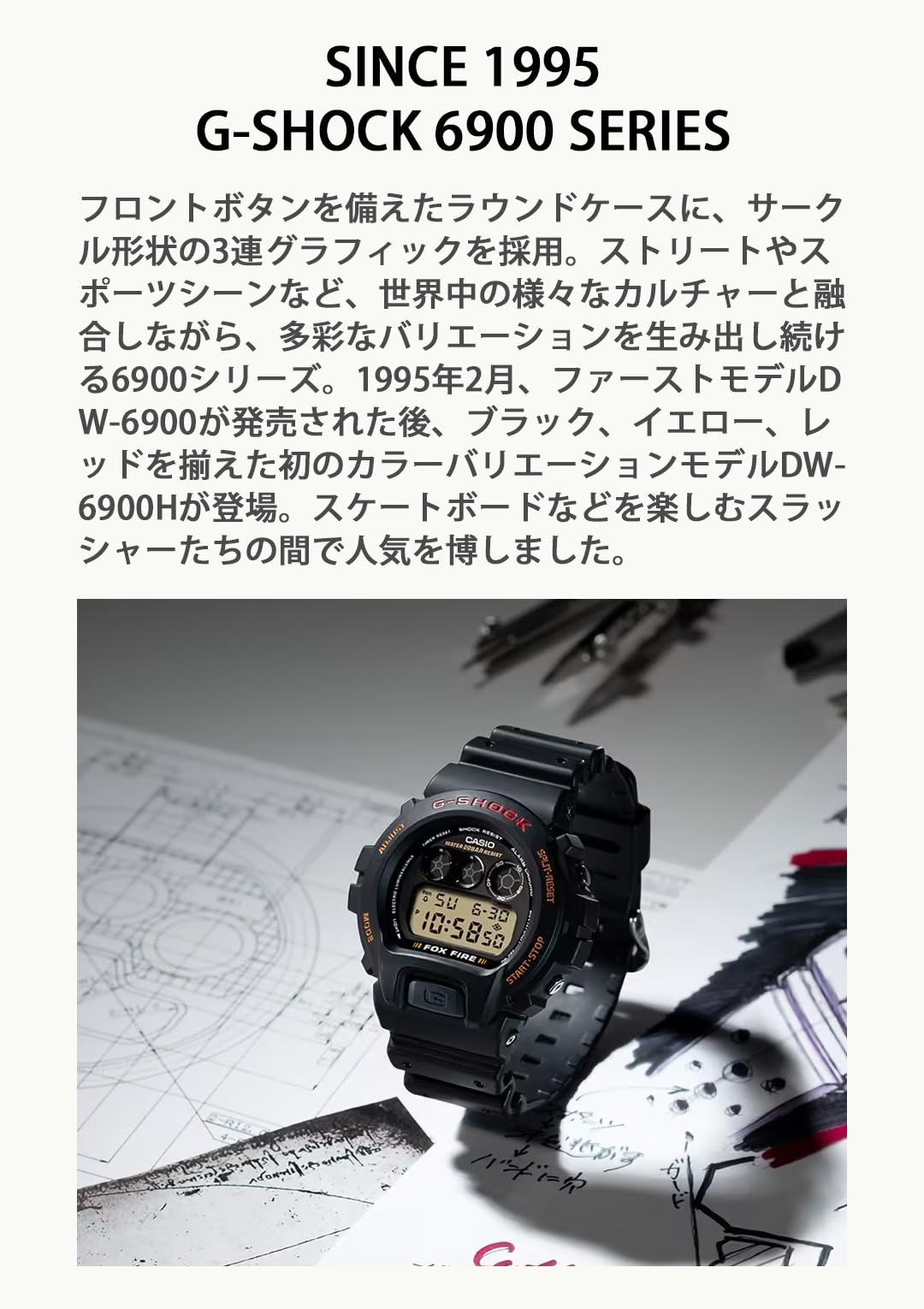 [カシオ] 腕時計 ジーショック 【国内正規品】DW-6900 30TH ANNIVERSARY MODELS DW-6900TR-1JR メンズ ブラック