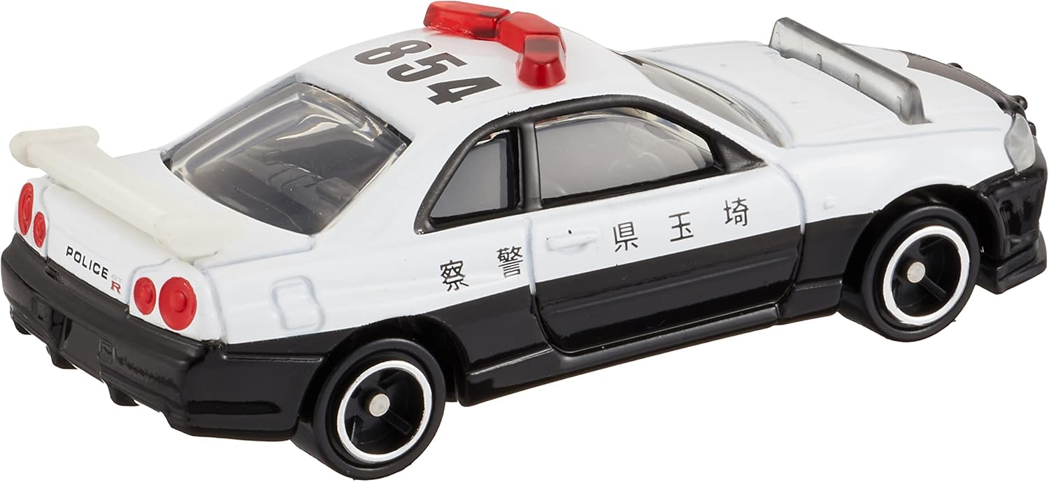Tomica Box 001 Nissan Skyline GT-R (BNR34) Patrol Car