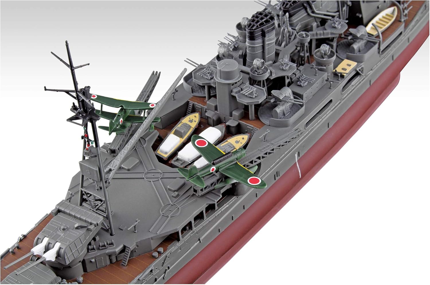 Aoshima 1/350 Ironclad Series Heavy Cruiser Atago Retake