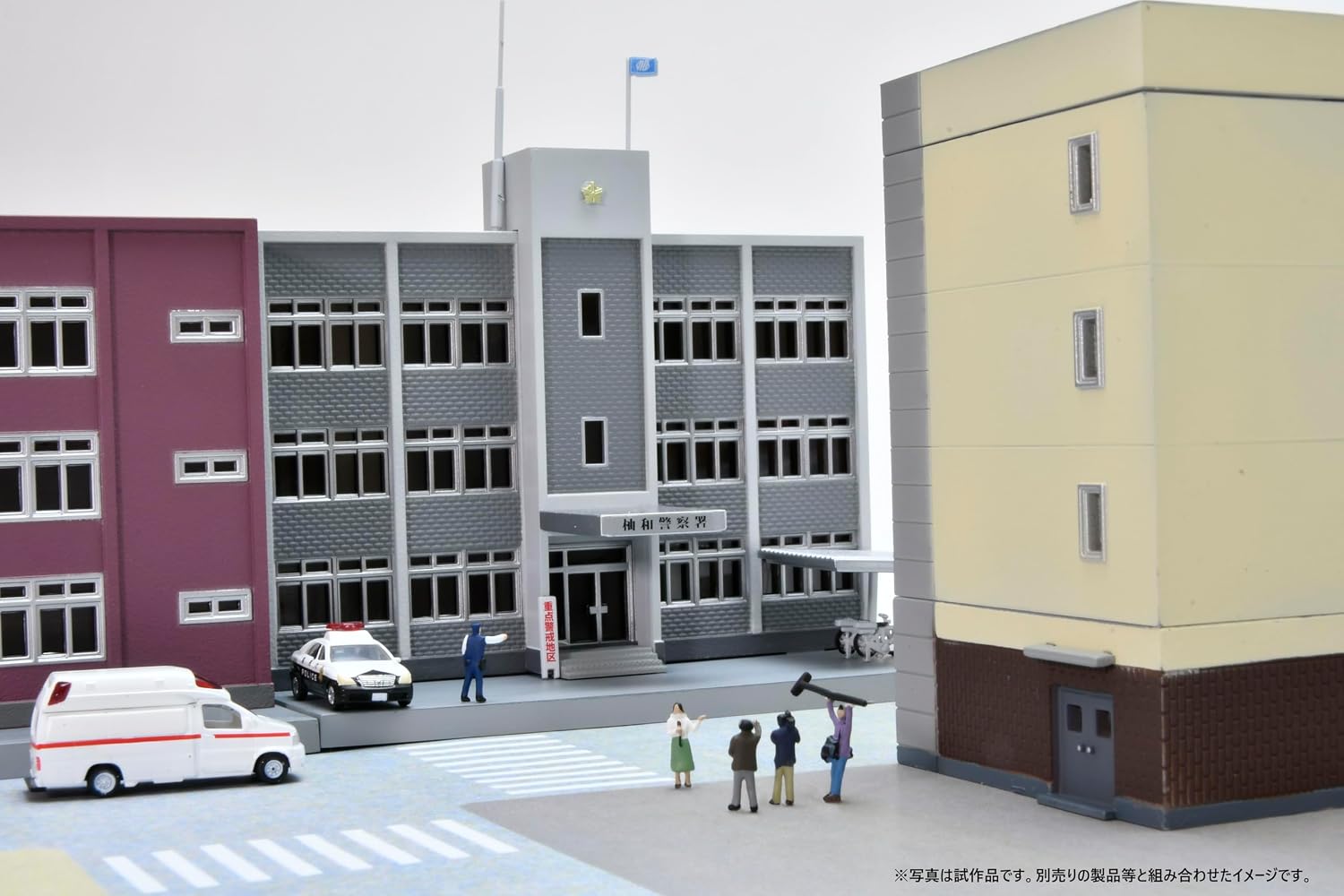TOMYTEC (N-Gauge) Building Collection 094-3 Police Station 3 - BanzaiHobby
