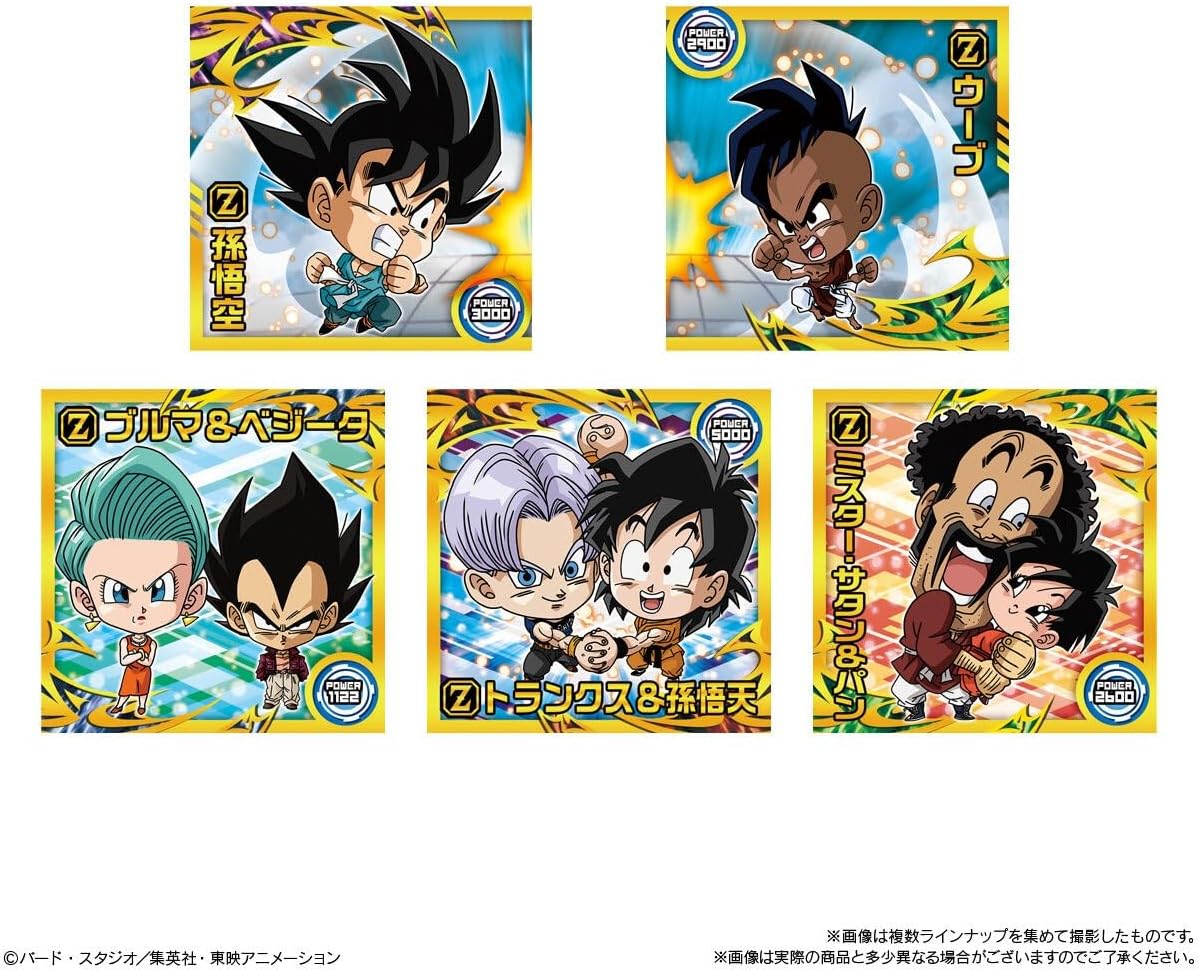 Bandai Dragon Ball Super Warrior Sticker Wafer Super 10th Anniversary of Unbelievable Gratitude (1Box 20pcs) - BanzaiHobby