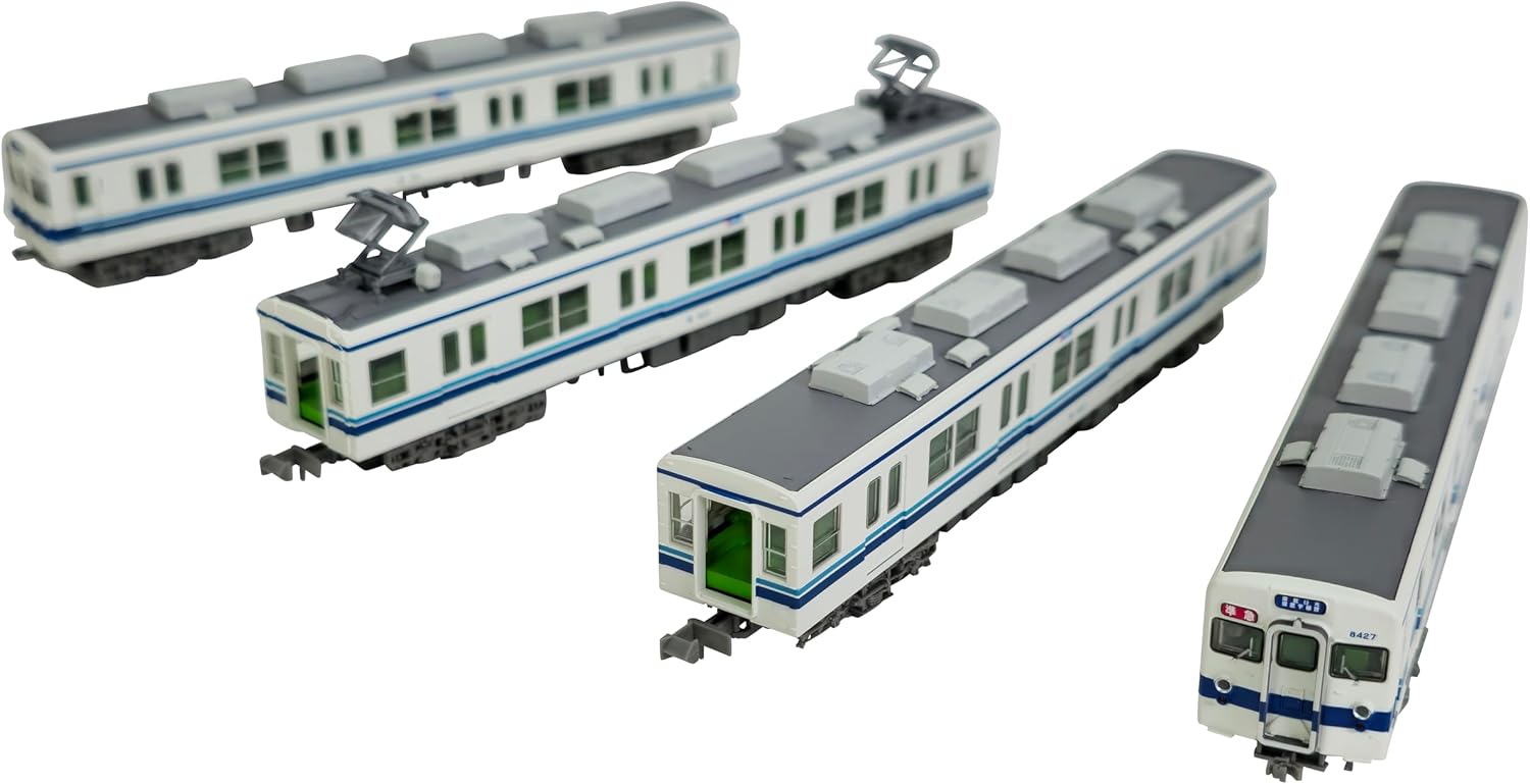 TOMYTEC The Railway Collection Tobu Railway 8000 Series Early Repair Car 8127 Formation 4 Car Set